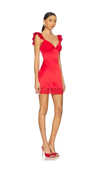 MORE TO COME Kira Lace Mini Dress | Thumbnail 2