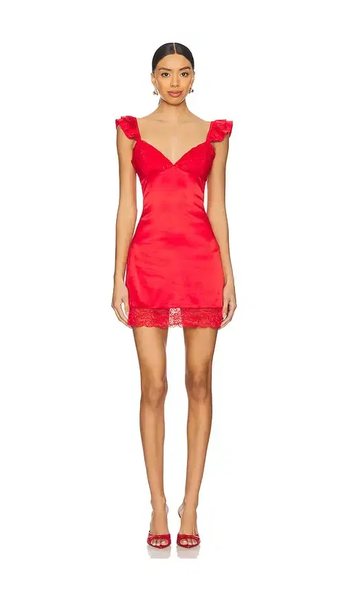 MORE TO COME Kira Lace Mini Dress