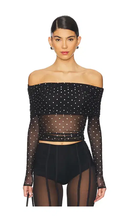 Oriana Mesh Top