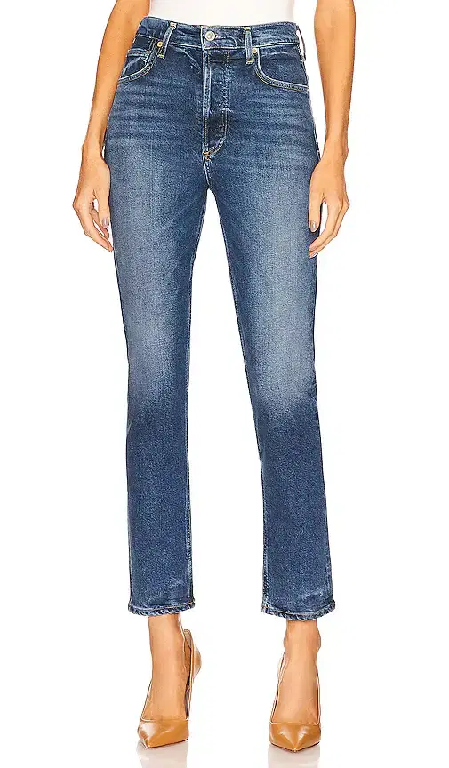 Charlotte High Rise Straight Jeans