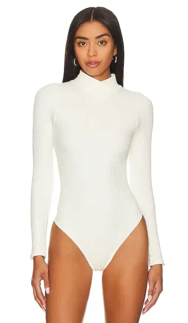 Free People x Intimately FP XYZ Recycled Turtleneck Bodysuit In Ivory | Thumbnail 2 Free People x Intimately FP XYZ Recycled Turtleneck Bodysuit In Ivory | Thumbnail 2