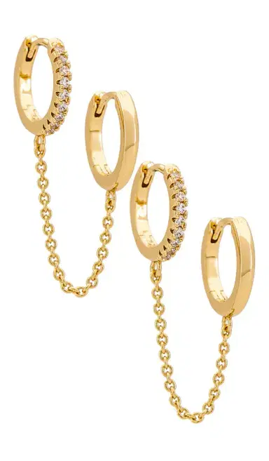 MIRANDA FRYE Elliot Double Hoop | Thumbnail 1