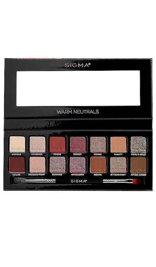 Sigma Beauty Warm Neutrals Eyeshadow Palette