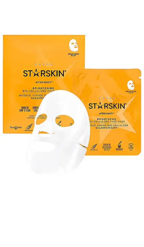 STARSKIN After Party Brightening Bio-Cellulose Second Skin Face Mask