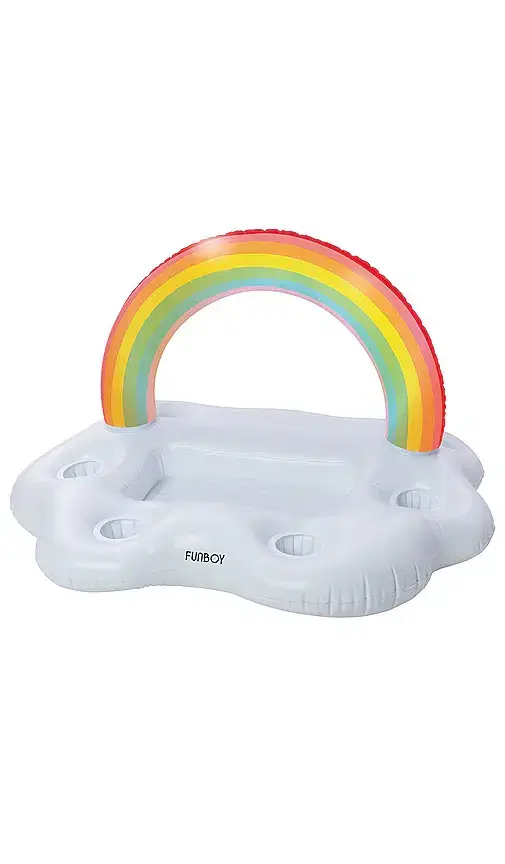 FUNBOY Rainbow Cloud Inflatable Floating Bar