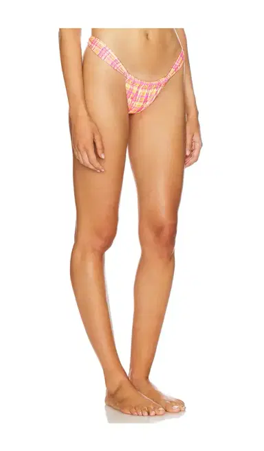 Kulani Kinis Ruched Thong Bikini Bottom | Thumbnail 2