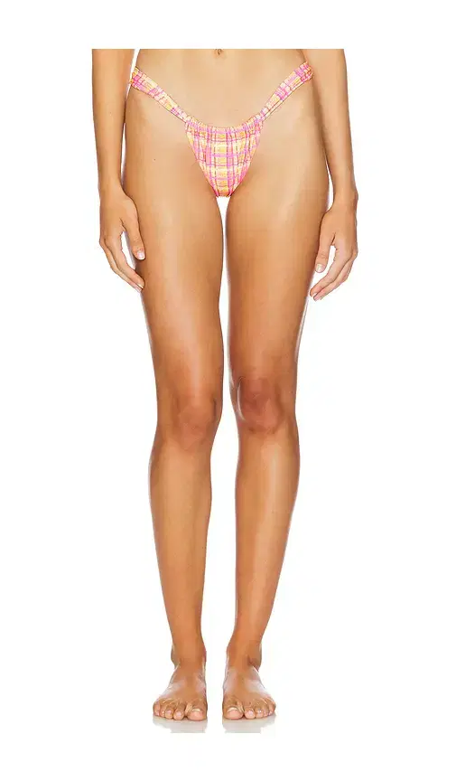 Kulani Kinis Ruched Thong Bikini Bottom