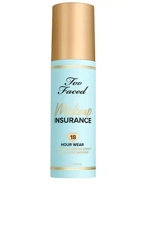 Too Faced Makeup Insurance Longwear Setting Spray + Blue Light Defnse