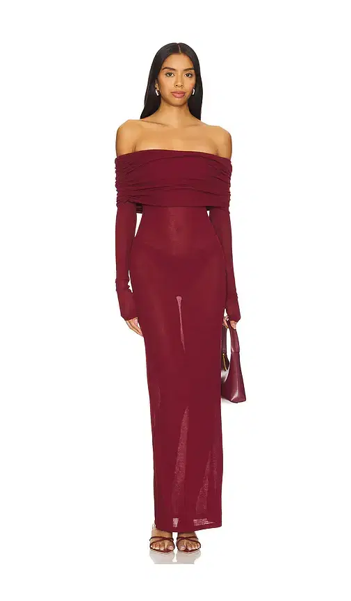 superdown Chantal Sheer Gown