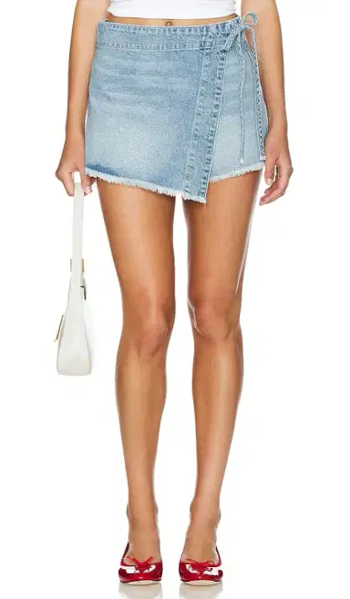Free People x We The Free Emmy Denim Skort | Thumbnail 1