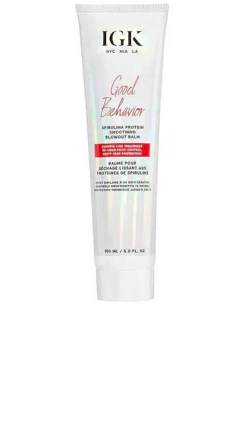 IGK Good Behavior Spirulina Protein Smoothing Blowout Balm