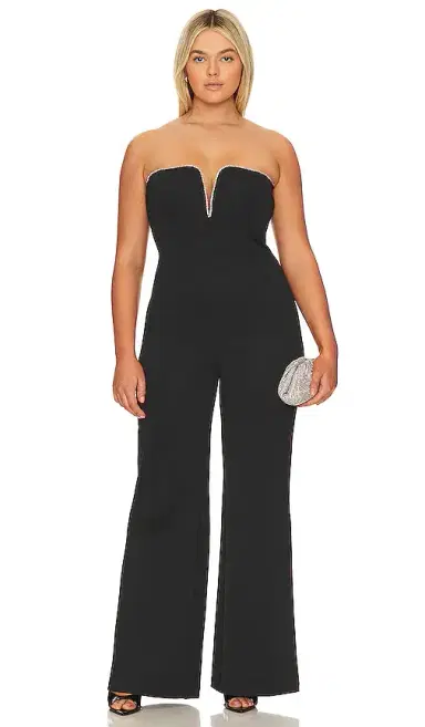 Good American Crystal Scuba Jumpsuit | Thumbnail 2 Good American Crystal Scuba Jumpsuit | Thumbnail 2