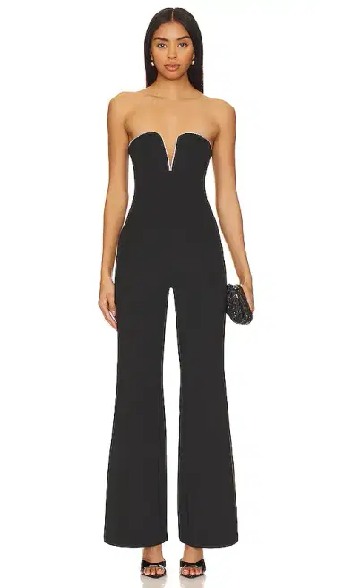 Good American Crystal Scuba Jumpsuit | Thumbnail 1 Good American Crystal Scuba Jumpsuit | Thumbnail 1