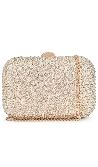 olga berg Casey Hot Fix Encrusted Clutch | Thumbnail 1