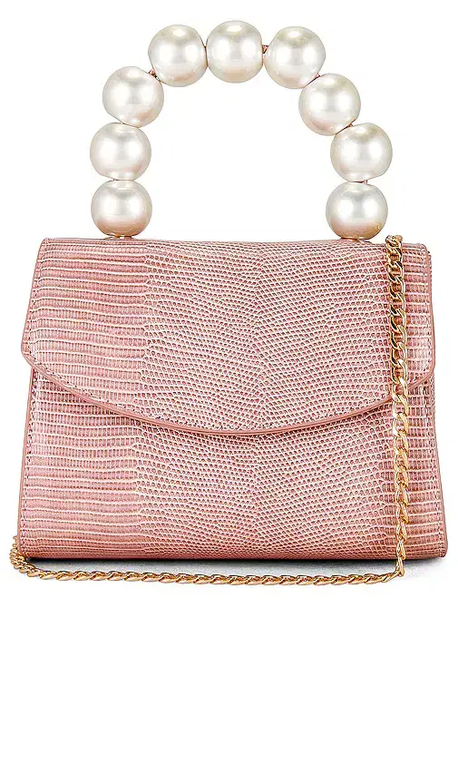olga berg Peta Pearl Handle Bag