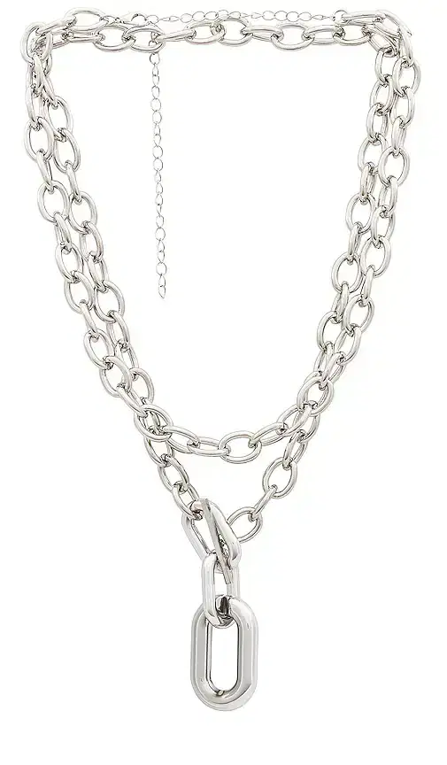 Amber Sceats Large Chain Layered Necklace