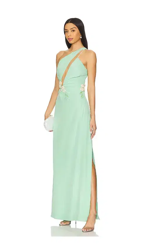 LA FUORI Calypso Front Cutout Gown