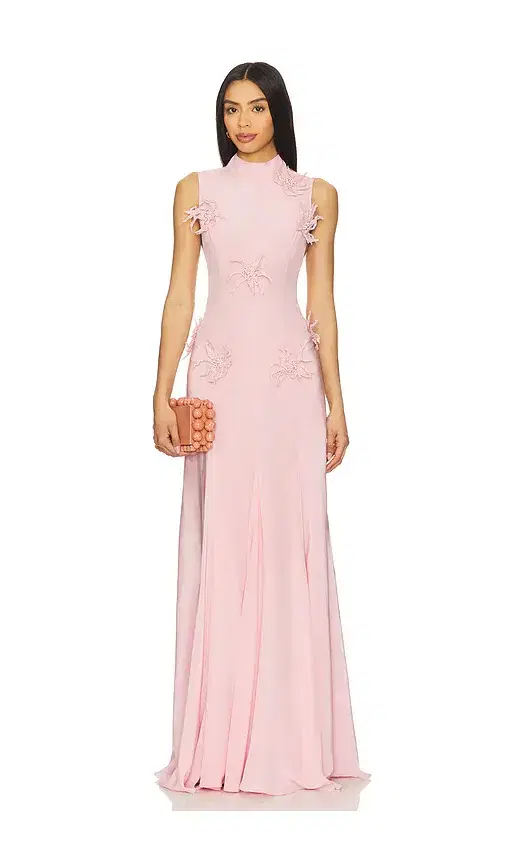 LA FUORI Backless Maxi Dress
