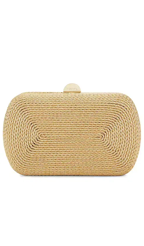 olga berg Martina Coiled Rope Clutch