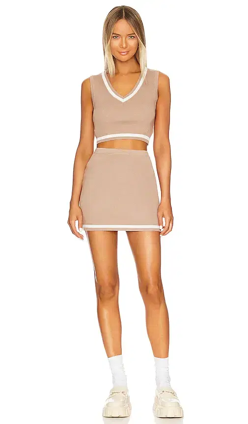 superdown Bonnie Varsity Skirt Set