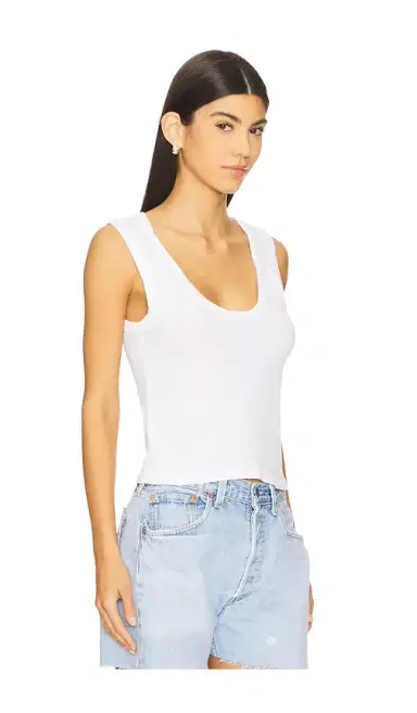 perfectwhitetee Khara Scoop Tank | Thumbnail 2