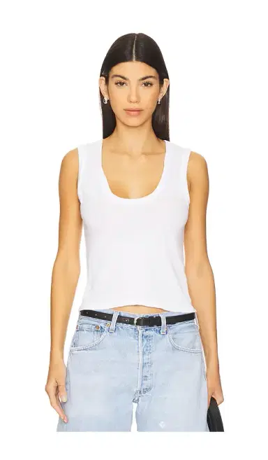 perfectwhitetee Khara Scoop Tank | Thumbnail 1