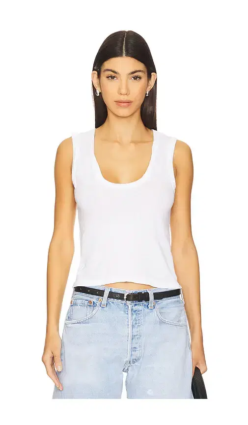 perfectwhitetee Khara Scoop Tank