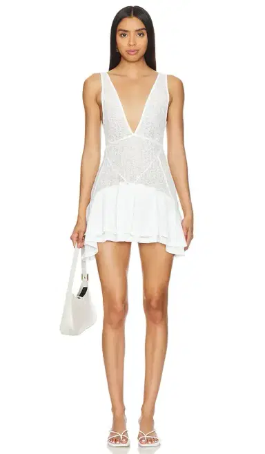 MORE TO COME Mila Ruffle Mini Dress | Thumbnail 1