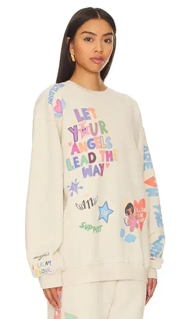 The Mayfair Group Angels All Around You Crewneck | Thumbnail 2 The Mayfair Group Angels All Around You Crewneck | Thumbnail 2