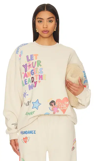 The Mayfair Group Angels All Around You Crewneck | Thumbnail 1 The Mayfair Group Angels All Around You Crewneck | Thumbnail 1