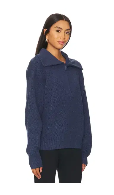 LUNYA Cottonsilkâ¢ Collared Half Zip | Thumbnail 2