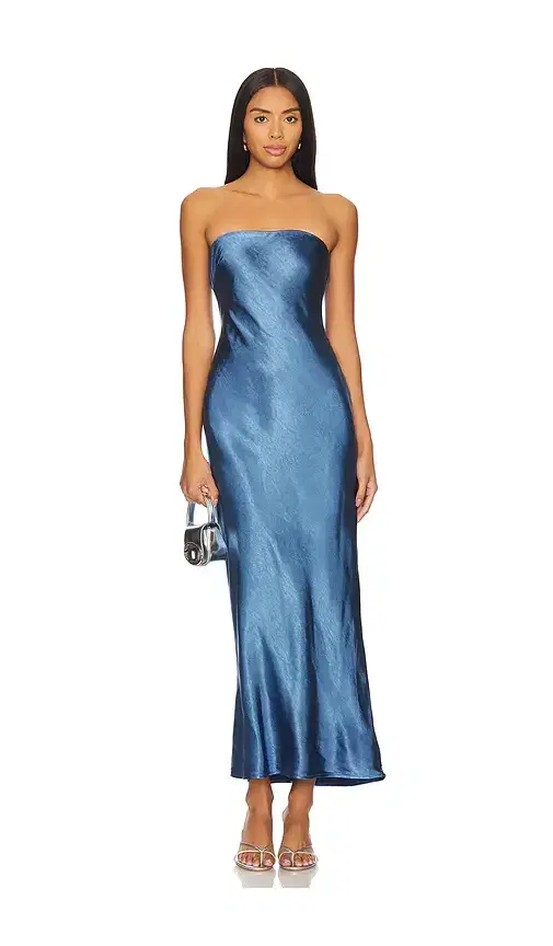 MORE TO COME Emma Strapless Maxi Dress