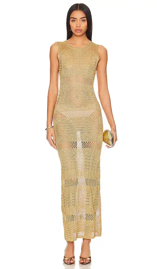MORE TO COME Sevyn Midi Dress