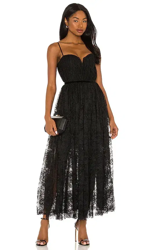 SAU LEE Selena Lace Dress