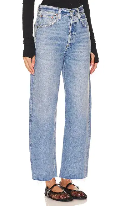 Citizens of Humanity Ayla Undone Hem Crop Jeans | Thumbnail 2