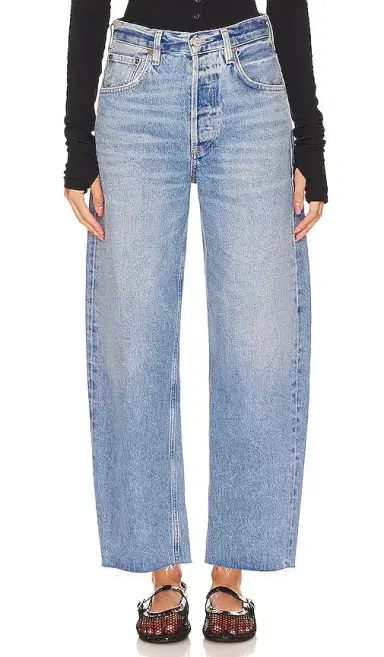 Citizens of Humanity Ayla Undone Hem Crop Jeans | Thumbnail 1