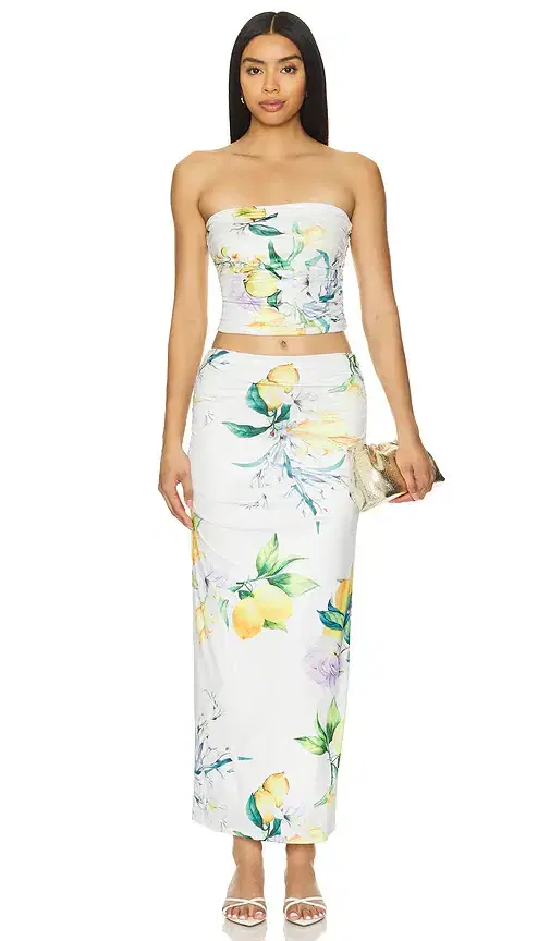 MORE TO COME Kassandra Maxi Skirt Set
