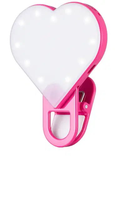 GLAMCOR Riki Sweetheart Selfie Light And Touch Up Mirror | Thumbnail 2