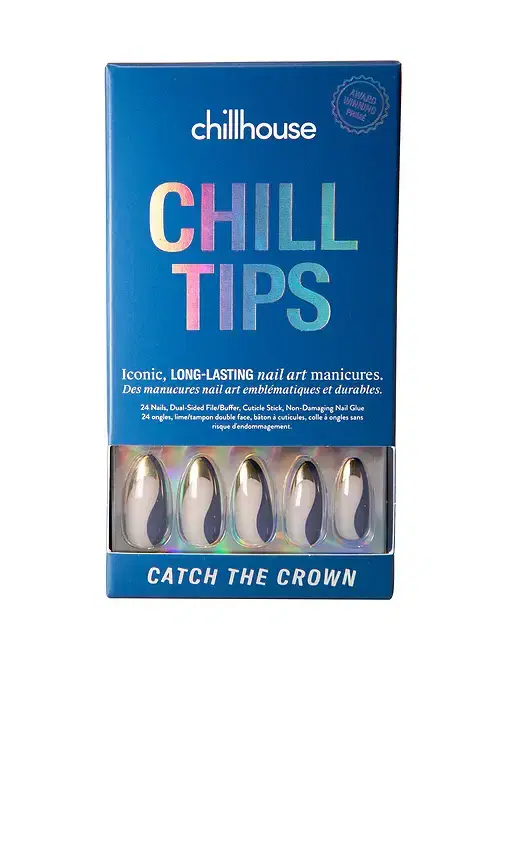 Chillhouse Catch The Crown Long Almond Chill Tips Press-on Nails