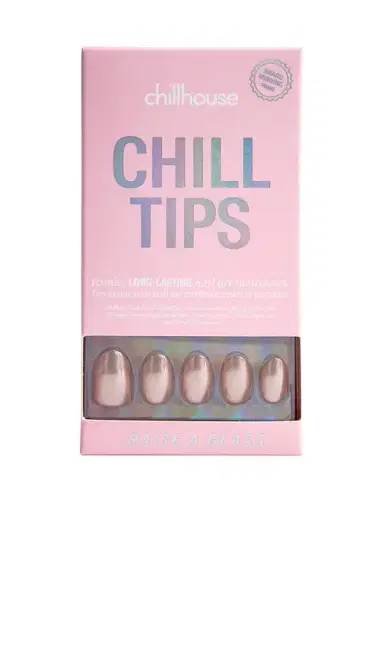 Chillhouse Raise A Glass Short Round Chill Tips Press-on Nails | Thumbnail 1 Chillhouse Raise A Glass Short Round Chill Tips Press-on Nails | Thumbnail 1