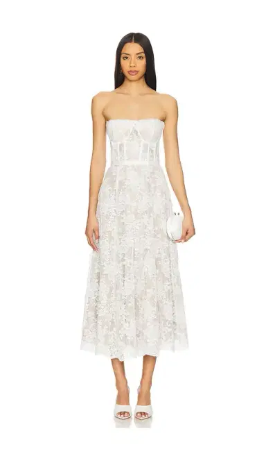 V. Chapman Katherine Midi Dress | Thumbnail 2 V. Chapman Katherine Midi Dress | Thumbnail 2