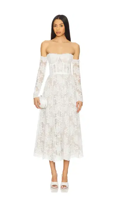 V. Chapman Katherine Midi Dress | Thumbnail 1 V. Chapman Katherine Midi Dress | Thumbnail 1
