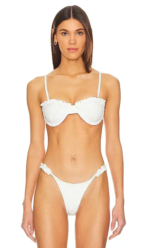 Amelia Ruffle Bikini Top