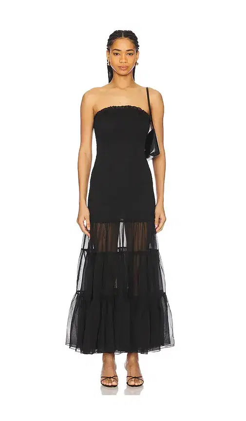 Bardot AZURA STRAPLESS MAXI DRESS