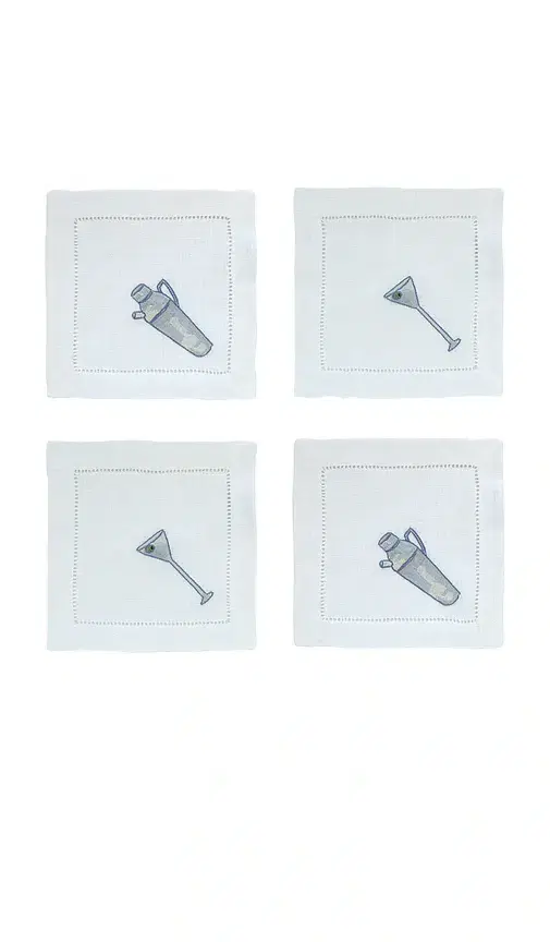 Chefanie Martini Cocktail Napkins