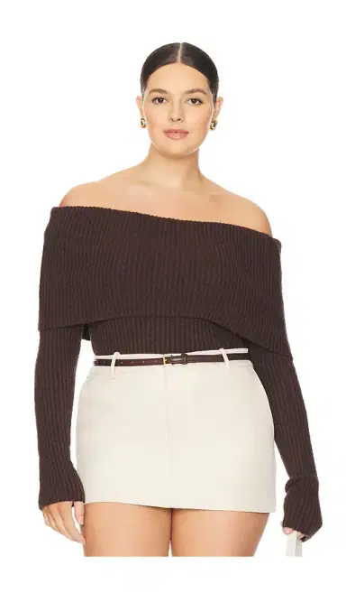L'Academie Namir Off Shoulder Sweater | Thumbnail 2