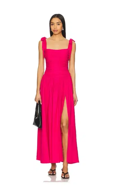 Bardot Mirelle Linen Maxi Dress | Thumbnail 1 Bardot Mirelle Linen Maxi Dress | Thumbnail 1