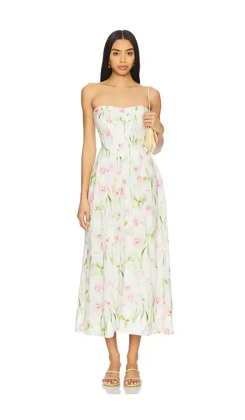 Bardot Lola Corset Midi Dress