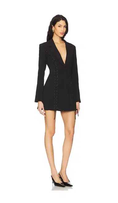 Bardot Verity Lace Up Blazer Dress | Thumbnail 2 Bardot Verity Lace Up Blazer Dress | Thumbnail 2