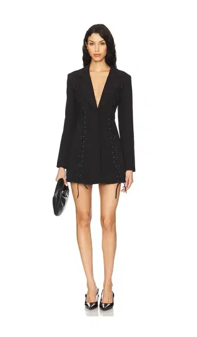 Bardot Verity Lace Up Blazer Dress | Thumbnail 1 Bardot Verity Lace Up Blazer Dress | Thumbnail 1
